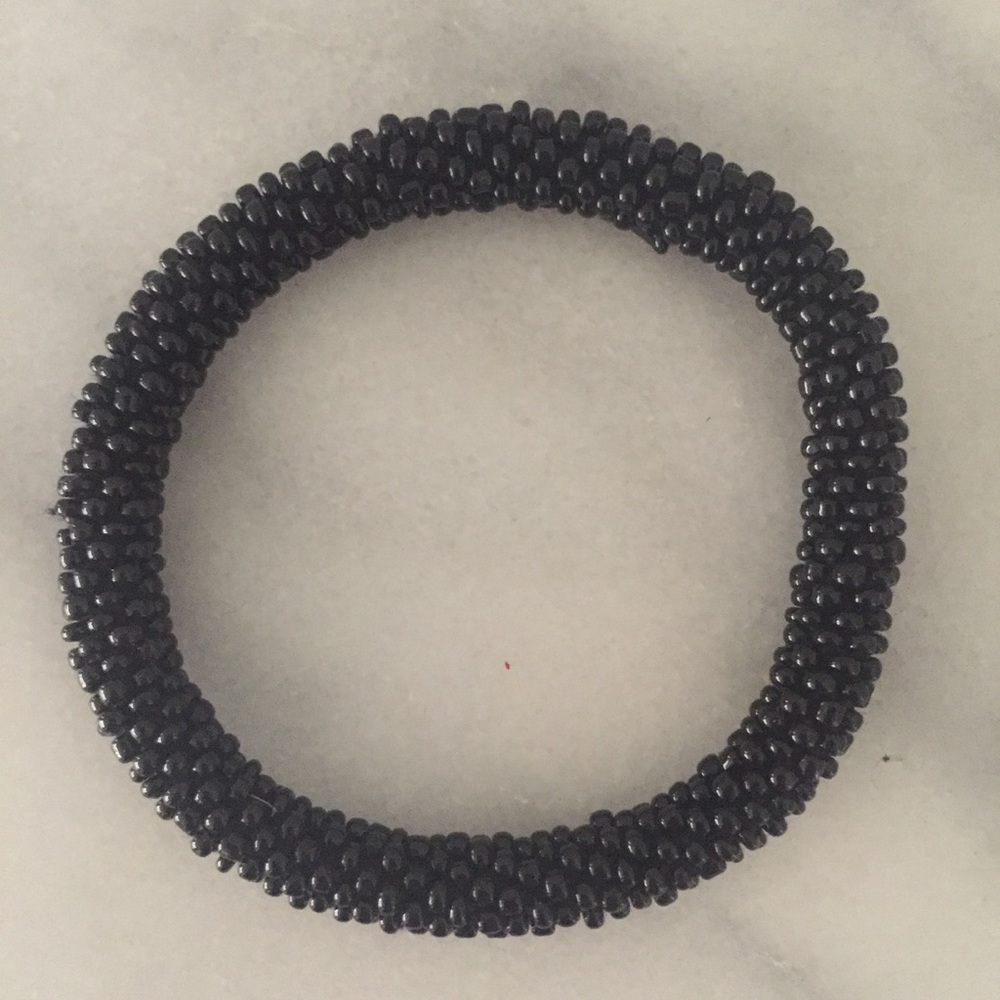 Beaded roll bracelet